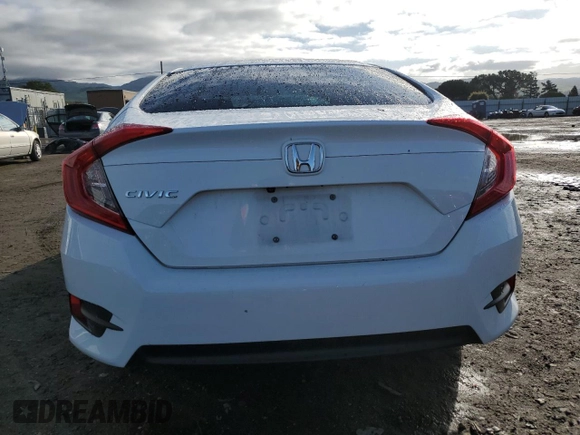 2016 Honda Civic Sedan LX with VIN 19XFC2F58GE035323, listed as a Copart auction lot 51520235 with 141,304 mi miles and Salvage Title. Bid and sale history available at carsss.com. Image 6.