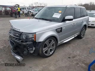 2012 Land Rover Range Rover Sport SC with VIN SALSH2E41CA734940, listed as a IAAI auction lot 41709747 with 137,482 mi miles. Bid and sale history available at carsss.com. Image 2.