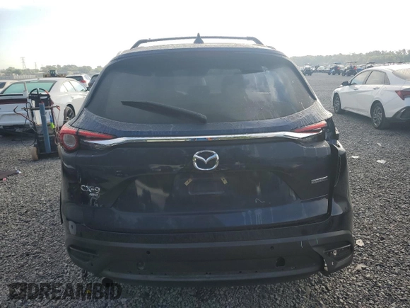 2021 Mazda CX-9 Carbon Edition with VIN JM3TCBDY3M0541637, listed as a Copart auction lot 49209115 with 90,363 mi miles and Salvage title. Bid and sale history available at DreamBid. Image 6.