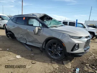 2021 Chevrolet Blazer RS with VIN 3GNKBERS3MS570651, listed as a Copart auction lot 49137475 with Not provided miles and Non repairable. Bid and sale history available at DreamBid. Image 4.