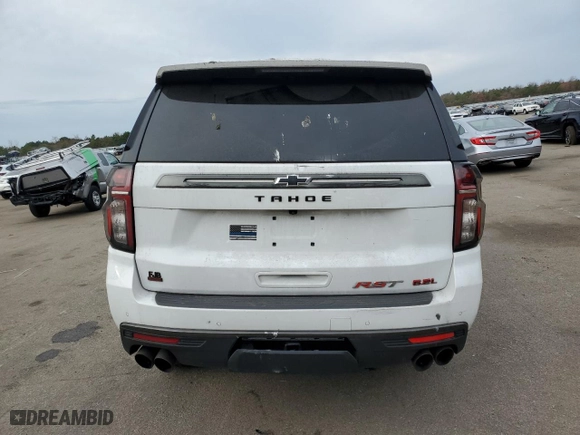 2022 Chevrolet Tahoe RST with VIN 1GNSKRKL5NR119025, listed as a Copart auction lot 77874383 with 52,387 mi miles and Non Repairable. Bid and sale history available at carsss.com. Image 6.