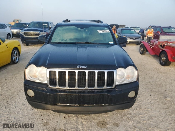 2007 Jeep Grand Cherokee Limited with VIN 1J8HS58217C509810, listed as a Copart auction lot 77547884 with 0 mi miles and Non Repairable. Bid and sale history available at carsss.com. Image 5.