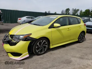 2016 Scion iM z VIN JTNKARJE7GJ500130, wystawiony jako Copart lot #58352885 z przebiegiem 154 816 mil mil oraz Szkoda całkowita • Salvage title. Historia ofert i sprzedaży dostępna na DreamBid. Obrazek 1.