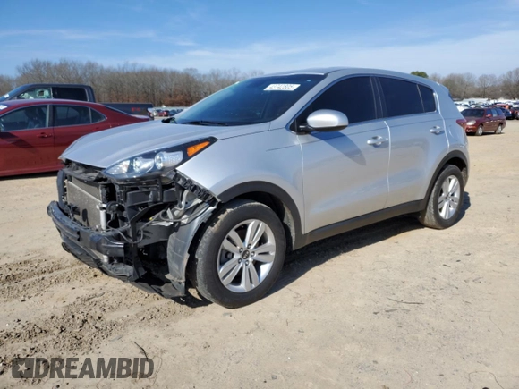 2017 Kia Sportage LX with VIN KNDPM3AC9H7232676, listed as a Copart auction lot 43742805 with 136,794 mi miles and Salvage Title. Bid and sale history available at carsss.com. Image 1.