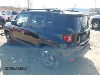 2017 Jeep Renegade Sport with VIN ZACCJBAB3HPE59292, listed as a IAAI auction lot 41931546 with 51,573 mi miles and . Bid and sale history available at carsss.com. Image 3.