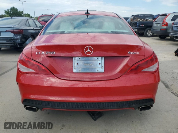 2016 Mercedes-Benz CLA with VIN WDDSJ4GB4GN374845, listed as a Copart auction lot 59809543 with 55,928 mi miles. Bid and sale history available at carsss.com. Image 6.