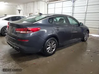 2019 Kia Optima LX with VIN 5XXGT4L36KG302557, listed as a Copart auction lot 52887305 with 35,328 mi miles and Salvage Title. Bid and sale history available at carsss.com. Image 3.