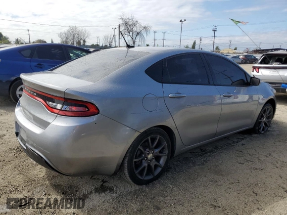 2016 Dodge Dart SE with VIN 1C3CDFAA0GD750906, listed as a Copart auction lot 50974565 with 88,003 mi miles and Clean Title. Bid and sale history available at carsss.com. Image 3.