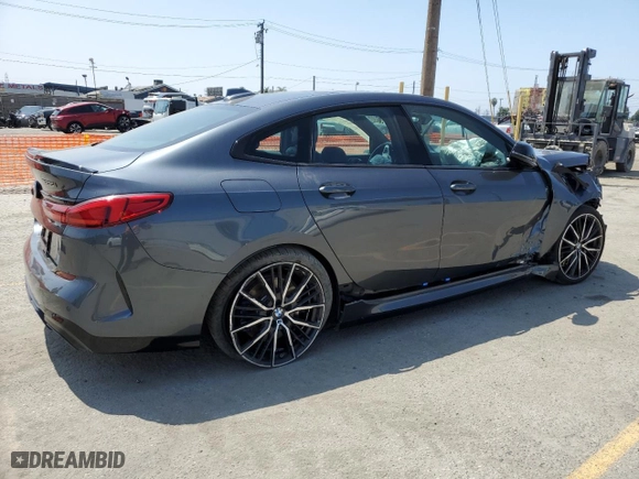 2021 BMW 2 Series M235i xDrive with VIN WBA13AL07M7H39957, listed as a Copart auction lot 85146844 with 11,065 mi miles and Salvage Title. Bid and sale history available at carsss.com. Image 3.