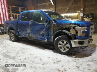 2015 Ford F-150 XLT with VIN 1FTEW1EF7FKE00061, listed as a Copart auction lot 45212285 with 173,509 mi miles and Salvage Title. Bid and sale history available at DreamBid. Image 4.