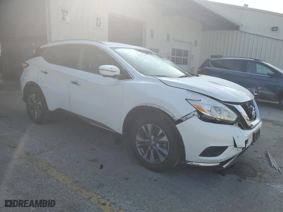 2017 Nissan Murano SL with VIN 5N1AZ2MH2HN122584, listed as a Copart auction lot 68319984 with 103,173 mi miles and Non Repairable. Bid and sale history available at carsss.com. Image 4.