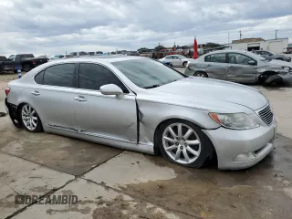 2008 Lexus LS 460 L with VIN JTHGL46F185024541, listed as a Copart auction lot 88857865 with 132,880 mi miles and Clean title. Bid and sale history available at DreamBid. Image 4.