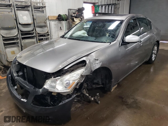 2007 Infiniti G35 G35x with VIN JNKBV61F37M819974, listed as a Copart auction lot 44107544 with 202,214 mi miles and Salvage Title. Bid and sale history available at DreamBid. Image 1.