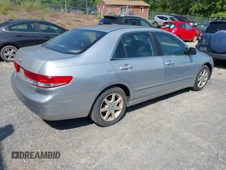 2003 Honda Accord EX z VIN 1HGCM665X3A020103, wystawiony jako IAAI lot #42402959 z przebiegiem 184 751 mil mil oraz . Historia ofert i sprzedaży dostępna na DreamBid. Obrazek 4.