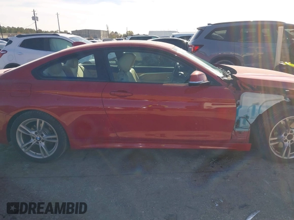 2015 BMW 4 Series 428i with VIN WBA3N3C57FK233391, listed as a IAAI auction lot 41260038 with 86,487 mi miles and . Bid and sale history available at DreamBid. Image 14.
