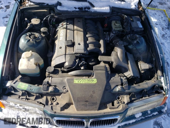 1998 BMW 3 Series 323ic with VIN WBABJ732XWEA17086, listed as a Copart auction lot 45030985 with 224,390 mi miles and Clean Title. Bid and sale history available at carsss.com. Image 11.