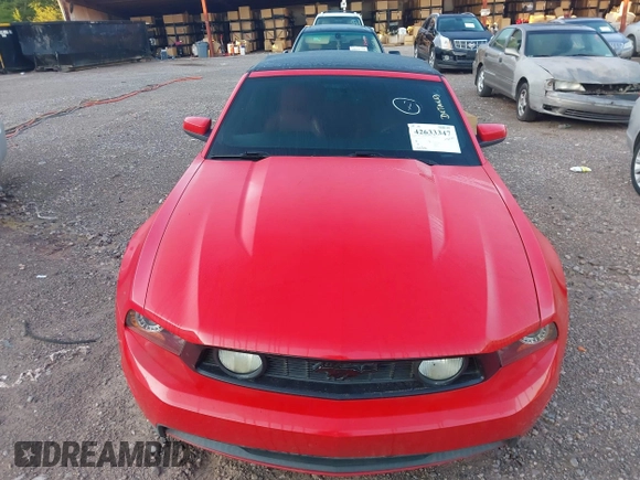 2010 Ford Mustang GT with VIN 1ZVBP8FH6A5112402, listed as a IAAI auction lot 42633347 with 153,349 mi miles and . Bid and sale history available at DreamBid. Image 12.
