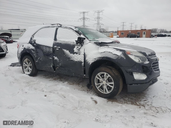 2017 Chevrolet Equinox LT with VIN 2GNALCEKXH1617372, listed as a Copart auction lot 45141145 with 129,166 mi miles and Salvage Title. Bid and sale history available at carsss.com. Image 4.