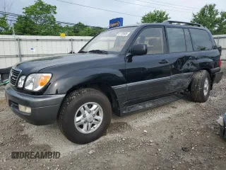2000 Lexus LX 470 z VIN JT6HT00W2Y0111411, wystawiony jako Copart lot #57120485 z przebiegiem 235 728 mil mil oraz Szkoda całkowita • Salvage title. Historia ofert i sprzedaży dostępna na DreamBid. Obrazek 1.