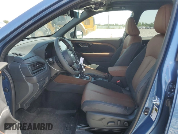 2025 Subaru Forester Touring с VIN JF2SLDTC7SH513409, выставлен на аукционе Copart как лот 54044175 с пробегом 1 354 миль миль и Списание • Salvage title. История ставок и продаж доступна на DreamBid. Изображение 7.