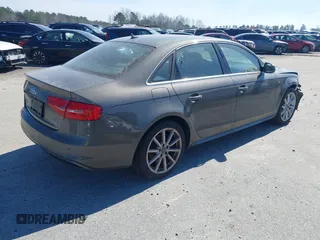 2014 Audi A4 Premium Plus with VIN WAUFFAFL1EN006896, listed as a IAAI auction lot 41525291 with 123,457 mi miles. Bid and sale history available at carsss.com. Image 4.