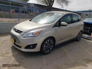 2017 Ford C-Max Energi Titanium with VIN 1FADP5FU4HL105466, listed as a Copart auction lot 47472763 with 77,266 mi miles. Bid and sale history available at carsss.com. Image 1.