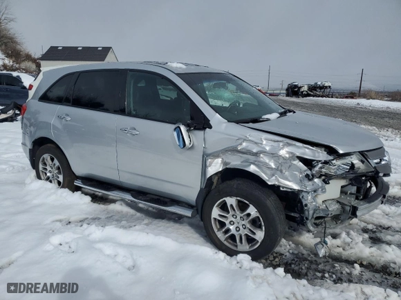 2007 Acura MDX Tech Pkg with VIN 2HNYD283X7H521681, listed as a Copart auction lot 44910795 with 83,326 mi miles and Salvage Title. Bid and sale history available at carsss.com. Image 4.