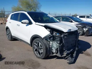 2022 Kia Sportage EX with VIN KNDPN3AC5N7003114, listed as a IAAI auction lot 41270485 with 52,807 mi miles and . Bid and sale history available at DreamBid. Image 1.