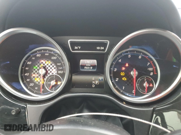 2017 Mercedes-Benz GLE 43 AMG with VIN 4JGED6EB3HA064011, listed as a Copart auction lot 85243874 with 95,518 mi miles and Salvage title. Bid and sale history available at DreamBid. Image 9.