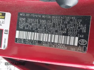 2010 Toyota Corolla with VIN 2T1BU4EE2AC309033, listed as a IAAI auction lot 41521887 with 305,228 mi miles. Bid and sale history available at carsss.com. Image 9.