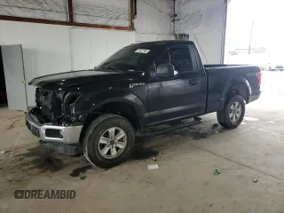 2019 Ford F-150 XL with VIN 1FTMF1EP4KKC66303, listed as a Copart auction lot 56027385 with 91,012 mi miles and Salvage title. Bid and sale history available at DreamBid. Image 1.