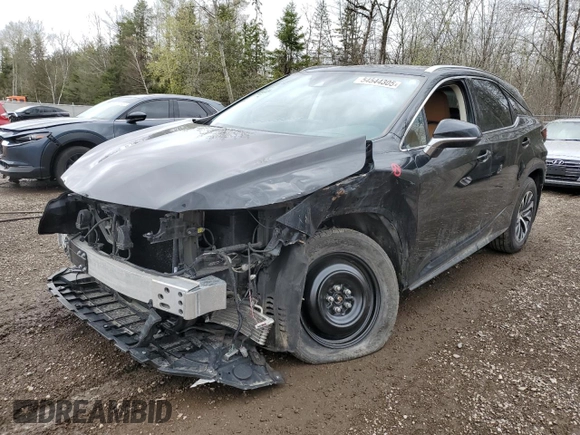 2022 Lexus RX 350 with VIN 2T2HZMDA0NC349008, listed as a Copart auction lot 54544305 with 47,138 mi miles and Salvage title. Bid and sale history available at DreamBid. Image 1.