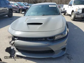 2019 Dodge Charger Scat Pack with VIN 2C3CDXGJ0KH614767, listed as a Copart auction lot 46982365 with 58,390 mi miles and Salvage title. Bid and sale history available at DreamBid. Image 5.