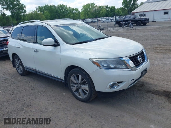 2015 Nissan Pathfinder SL with VIN 5N1AR2MM0FC707380, listed as a IAAI auction lot 42267523 with 186,383 mi miles and . Bid and sale history available at DreamBid. Image 1.