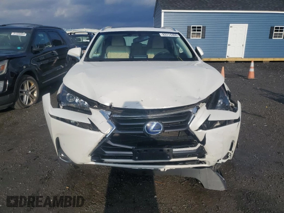 2017 Lexus NX 300h with VIN JTJBJRBZ3H2051768, listed as a Copart auction lot 83774484 with 93,880 mi miles and Salvage title. Bid and sale history available at DreamBid. Image 5.