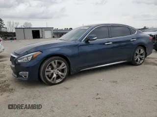 2015 Infiniti Q70 with VIN JN1BY1PP1FM602131, listed as a Copart auction lot 45463145 with 130,320 mi miles and Salvage Title. Bid and sale history available at DreamBid. Image 1.