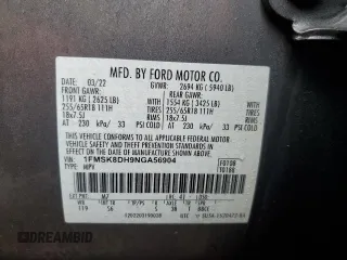 2022 Ford Explorer XLT with VIN 1FMSK8DH9NGA56904, listed as a Copart auction lot 47222185 with 64,161 mi miles and Salvage Title. Bid and sale history available at DreamBid. Image 14.
