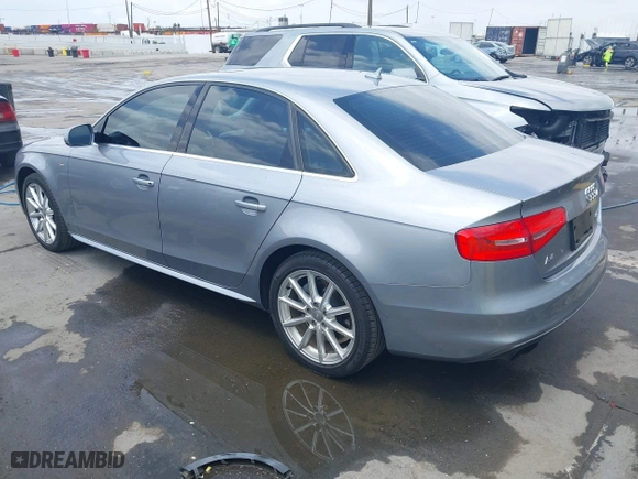 2016 Audi A4 Premium with VIN WAUBFAFLXGN004596, listed as a IAAI auction lot 42125046 with 106,205 mi miles. Bid and sale history available at carsss.com. Image 3.