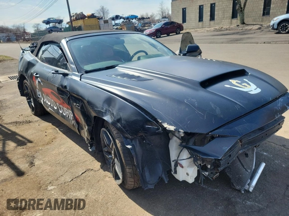 2018 Ford Mustang GT Premium with VIN 1FATP8FF0J5178312, listed as a Copart auction lot 50908785 with 54,660 mi miles and Salvage title. Bid and sale history available at DreamBid. Image 1.
