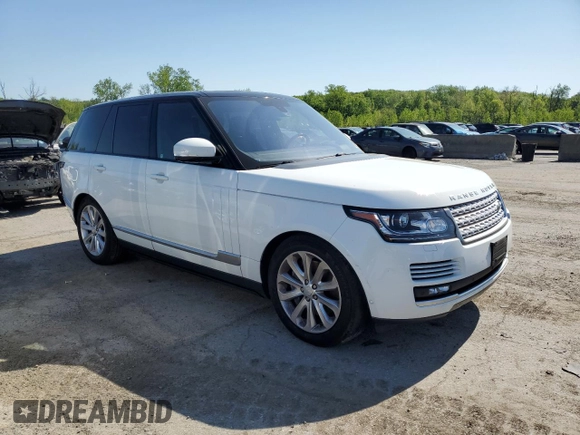 2016 Land Rover Range Rover HSE with VIN SALGS2PF7GA292841, listed as a Copart auction lot 56455605 with 71,932 mi miles and Salvage title. Bid and sale history available at DreamBid. Image 4.