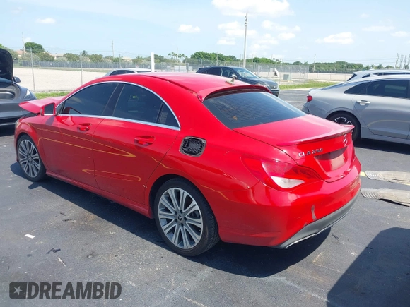 2018 Mercedes-Benz CLA 250 with VIN WDDSJ4EB3JN628023, listed as a IAAI auction lot 42384813 with 110,657 mi miles and . Bid and sale history available at DreamBid. Image 3.