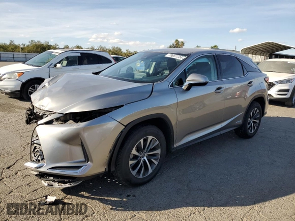 2020 Lexus RX with VIN 2T2AGMDA1LC045514, listed as a Copart auction lot 78951724 with 41,646 mi miles and Salvage Title. Bid and sale history available at carsss.com. Image 1.