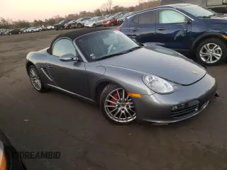 2006 Porsche Boxster S with VIN WP0CB29896U732107, listed as a Copart auction lot 78988074 with 43,392 mi miles and Salvage Title. Bid and sale history available at carsss.com. Image 4.