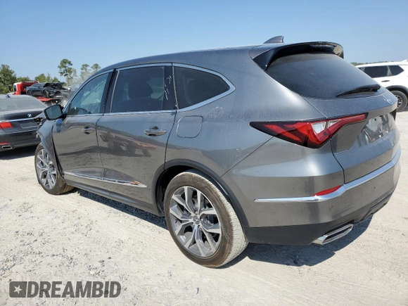 2023 Acura MDX w/Technology Package with VIN 5J8YD9H48PL000079, listed as a Copart auction lot 74019074 with 0 mi miles and Salvage Title. Bid and sale history available at carsss.com. Image 2.