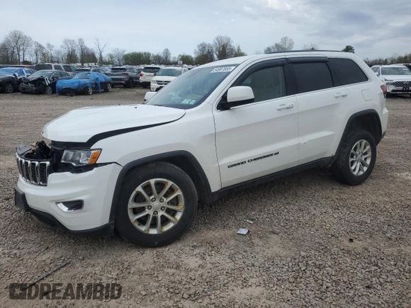 2022 Jeep Grand Cherokee Laredo E z VIN 1C4RJFAG4NC162335, wystawiony jako Copart lot #54987855 z przebiegiem 59 952 mil mil oraz Szkoda całkowita • Salvage title. Historia ofert i sprzedaży dostępna na DreamBid. Obrazek 1.