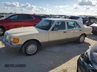 1987 Mercedes-Benz 300 300SDL with VIN WDBCB25D5HA307716, listed as a Copart auction lot 78031434 with 171,059 mi miles and Salvage Title. Bid and sale history available at carsss.com. Image 1.