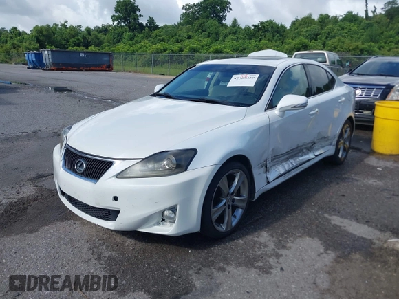 2012 Lexus IS 250 with VIN JTHBF5C28C5166435, listed as a IAAI auction lot 42509339 with 182,870 mi miles and . Bid and sale history available at DreamBid. Image 2.