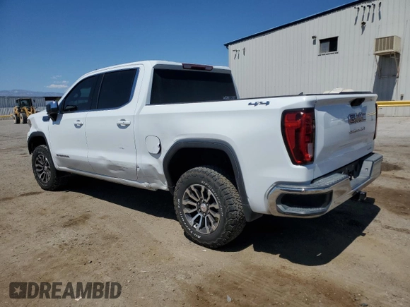 2019 GMC Sierra 1500 SLE z VIN 3GTU9BEDXKG241304, wystawiony jako Copart lot #58845365 z przebiegiem 98 773 mil mil oraz Szkoda całkowita • Salvage title. Historia ofert i sprzedaży dostępna na DreamBid. Obrazek 2.