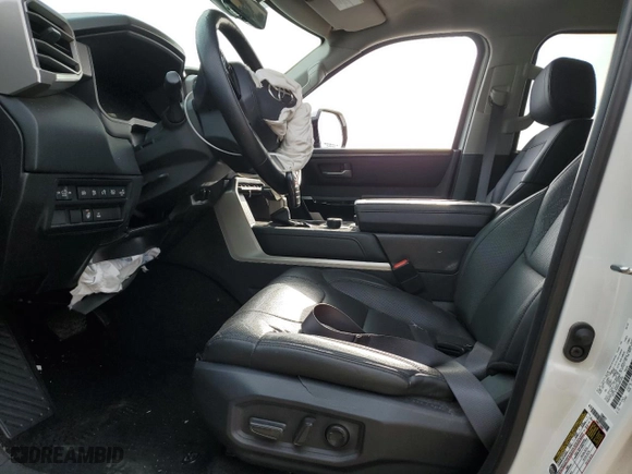2022 Toyota Tundra 2WD Limited Hybrid with VIN 5TFJC5AB4NX001448, listed as a Copart auction lot 82022344 with 5,535 mi miles and Salvage Title. Bid and sale history available at carsss.com. Image 7.