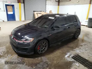 2019 Volkswagen GTI S z VIN 3VW5T7AU7KM010092, wystawiony jako Copart lot #52486685 z przebiegiem 60 480 mil mil oraz Szkoda całkowita • Salvage title. Historia ofert i sprzedaży dostępna na DreamBid. Obrazek 1.